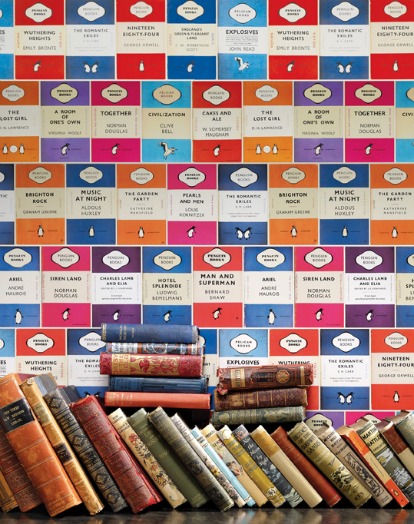 Penguin Library Wallpaper