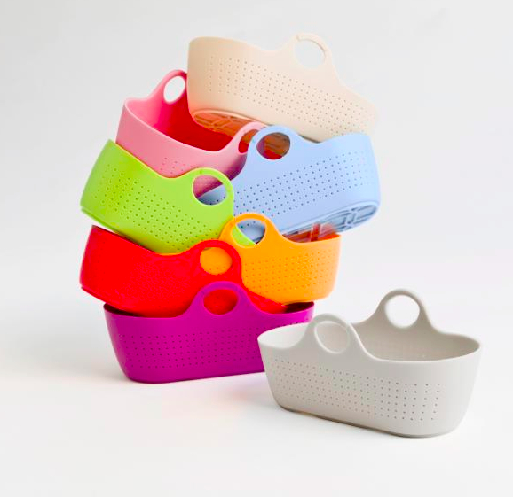 Moba modern moses basket  -gorgeous colourful British moses baskets