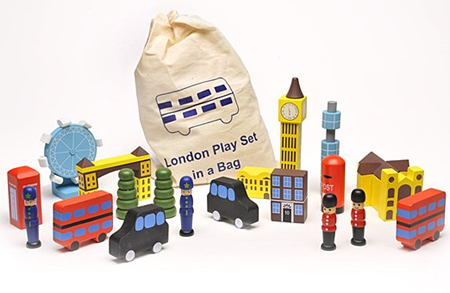 London in a bag play set