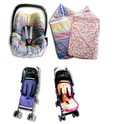 Livyluloo seat liners for Maclaren pushchairs, Maxi cosi pebble car seats and universeal seat liners