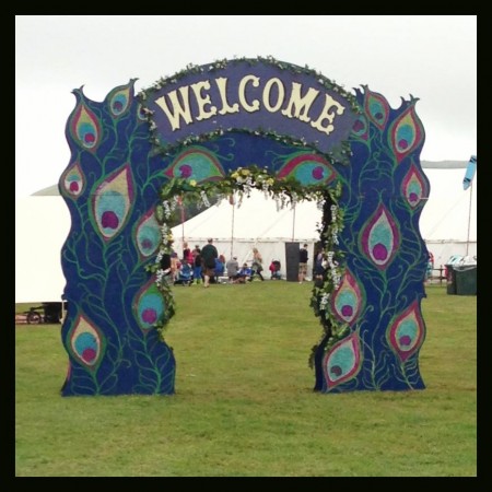 Camp Bestival welcome arch