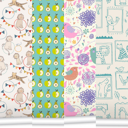 Muffin and Mani Wallpaper at Bouf