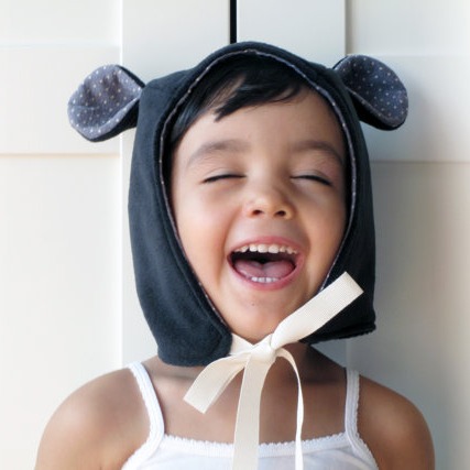 Kids hood with ears featured on Bambino Goodies