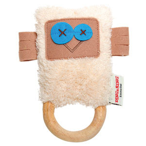 Emma Owl Wooden Rattle