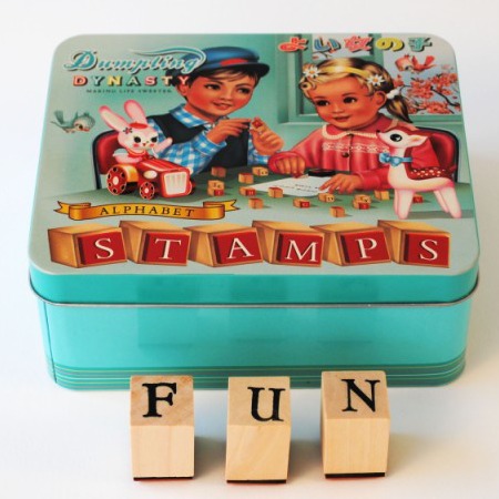 Alphabet Wooden Stamps