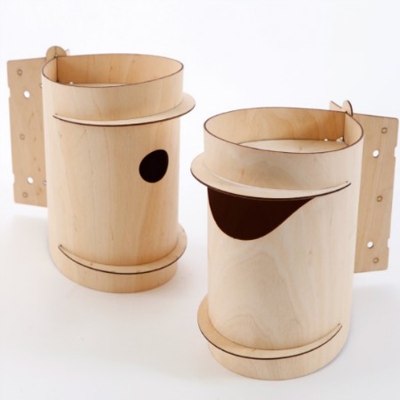 Mrs Birdie Birch Ply Nesting Box