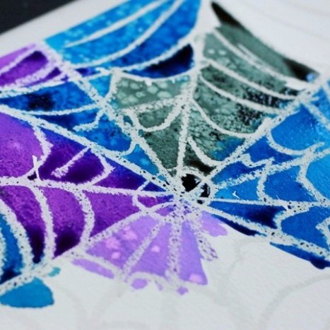 Spider Web Art Project for Kids