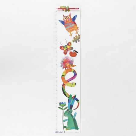 Wooden Metric Height Poster