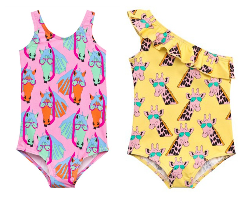 Pont and Giraffe Swimsuits