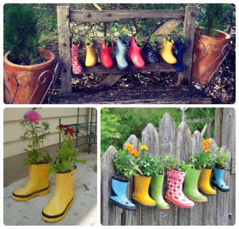 Recycling Gumboots